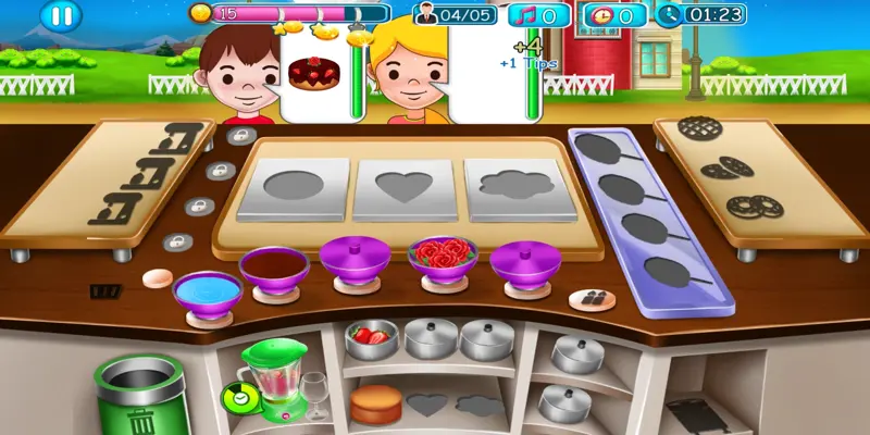 Cake Shop Great Pastries & Waffles Store Game android App screenshot 0