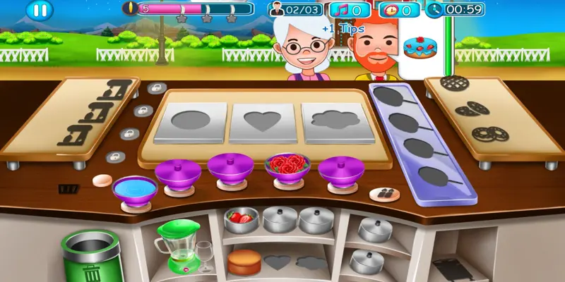 Cake Shop Great Pastries & Waffles Store Game android App screenshot 10