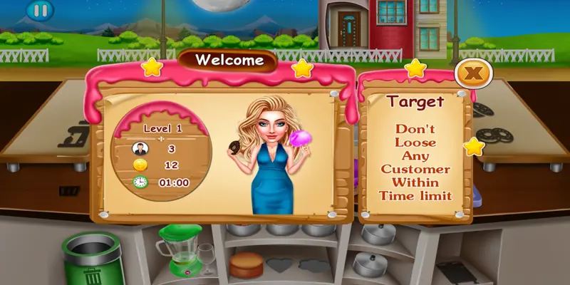 Cake Shop Great Pastries & Waffles Store Game android App screenshot 11