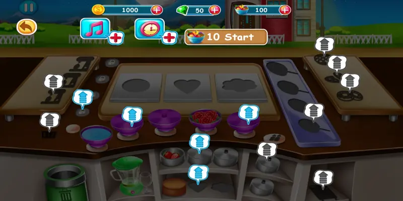 Cake Shop Great Pastries & Waffles Store Game android App screenshot 12