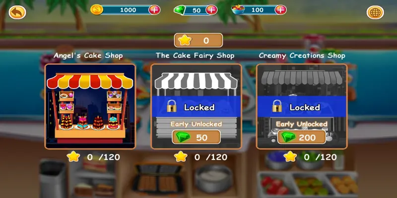 Cake Shop Great Pastries & Waffles Store Game android App screenshot 7