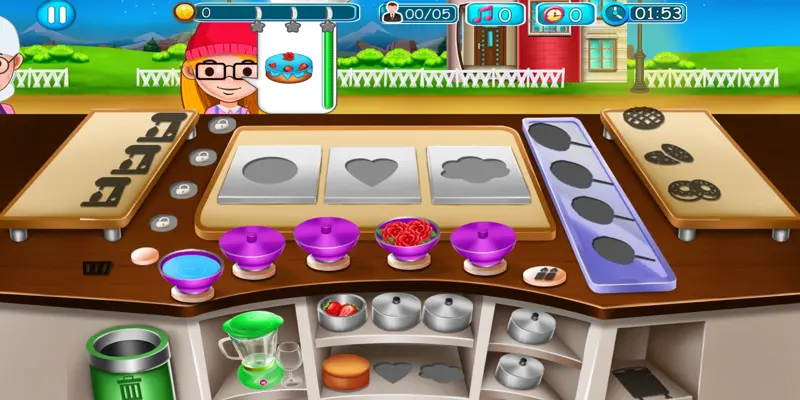 Cake Shop Great Pastries & Waffles Store Game android App screenshot 8